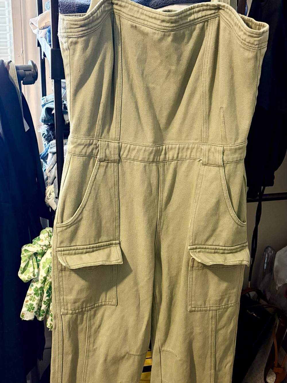 Chelsea & Violet Olive Utility Trousers